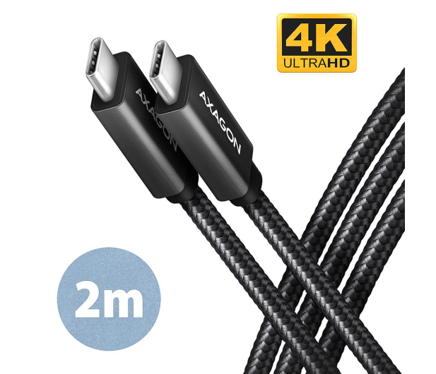 Axagon BUCM32-CM20AB, SPEED+ kabel USB-C - USB-C, 2m, USB 20Gbps - 1353478 - zdjęcie 7